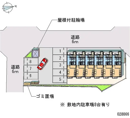 名取市上余田 月極駐車場
